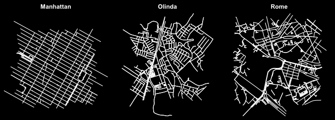 Examples of figure-ground diagrams